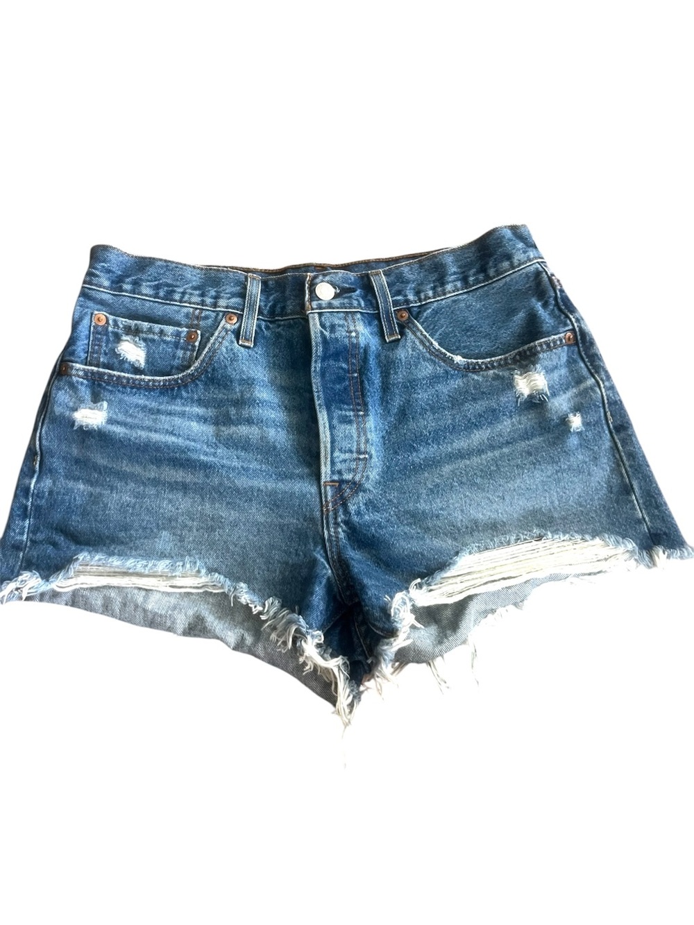 Levi’s 501 button fly denim shorts size 30